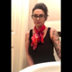 A pretty brunette woman speaks to the camera, records herself while taking a shit naturally while sitting on a toilet, wipes her ass, then shows us her dirty TP. Audible pooping sounds. Presented in 720P vertical HD format. Over 3 minutes.